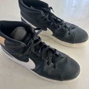 Black High-Top Men's Sneakers